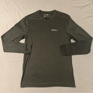 Eddie Bauer Men's Dark Gray Long Sleeve Tee size Medium